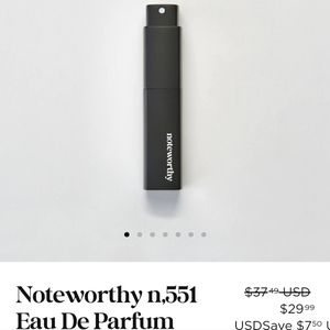 Noteworthy n551 travel spray - sandalwood, lily of the valley, New with bag!